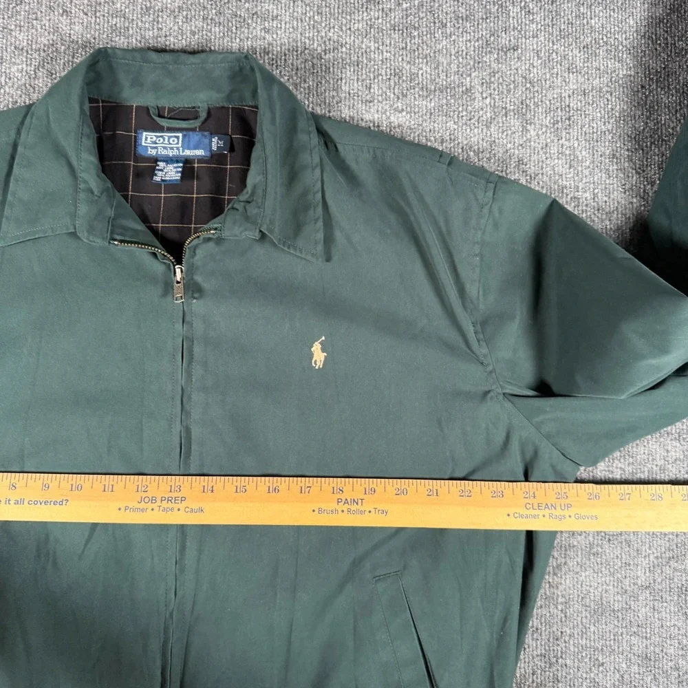 Vintage Polo Ralph Lauren Green Harrington Jacket, Size Medium